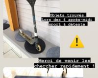 Objets trouvés aux 4 après-midi sport & détente à Tramelan